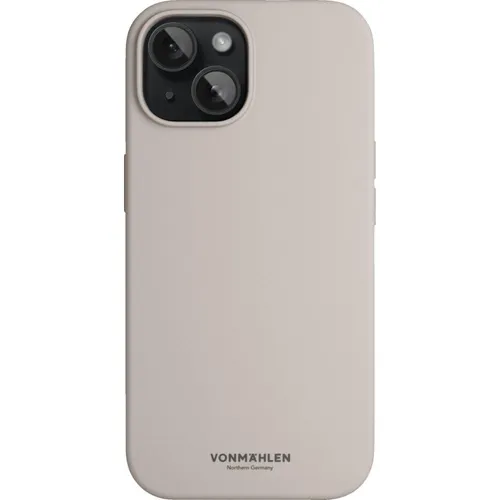 Von Mählen Eco Silicone Case Handyhülle Backcover Cream für iPhone 15