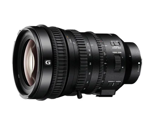 SONY G Powerzoom-Objektiv 18-110 mm f/4 OSS - Objektiv für Sony E-Bajonett mit Autofokus und einer Brennweite von 18-110 mm, ideal für kreative Aufnahmen und vielseitige Einsatzmöglichkeiten.