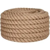 vidaXL Juteseil 25 m in braun von vidaXL