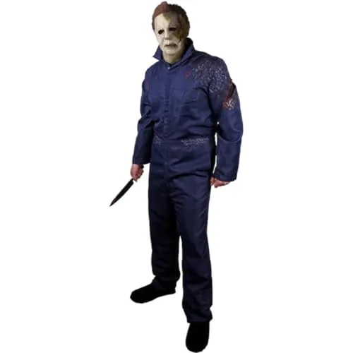Trick or Treat Studios Halloween Kills Michael Myers Overall Kostüm - Offizielles Lizenzprodukt, hochwertig und detailliert, basierend auf dem Original-Outfit aus Halloween Kills – perfekt für Halloween oder Kostümpartys!