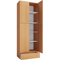 VCM Büroschrank Lona XXL mit Drehtüren und Schublade