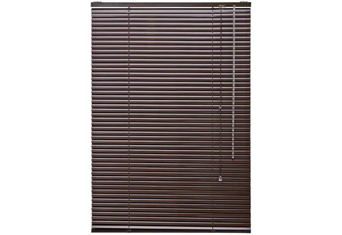 Liedeco Aluminium-Jalousie 25mm, Mokka, 220x90cm - Elegante Aluminium-Jalousie von Liedeco in Mokka. Sie bietet optimalen Sichtschutz und Lichtregulierung für jeden Raum. Die robusten, leicht zu reinigenden Lamellen passen sich stilvoll an Ihre Einrichtung an.
