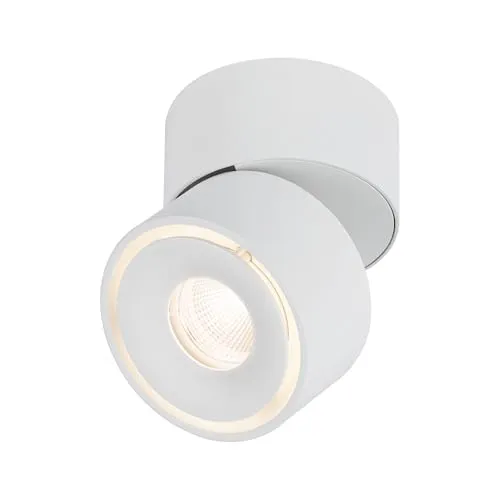 Paulmann 93373 Spircle LED-Aufbauleuchte 8W Weiß - Moderne Einbauleuchte mit flexiblem Spotkopf, ideal für gezielte Beleuchtung in jedem Raum. Perfekt für eine stilvolle Wohnatmosphäre.