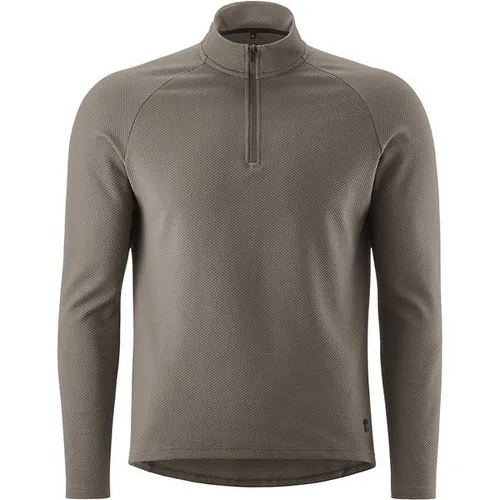 Gonso Radtrikot Essential Jersey Longsleeve Therm M Herren - Hochwertiges Herren Radtrikot mit Halbzip und langem Arm, ideal für kühle Fahrten. Semi Fit Passform sorgt für optimalen Tragekomfort.