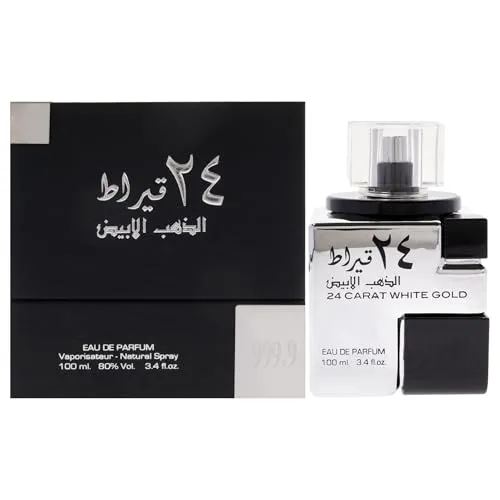 Lattafa 24 Carat White Gold Eau De Parfum 100 ml (unisex)