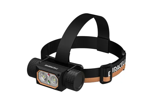 Duracell LED Stirnlampe DH2000R mit rotem und grünem Licht