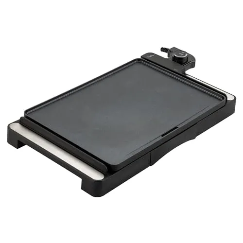 Jata Grillpfanne JEGR1246 Schwarz 2000 W – Ideal für köstliche Grillgerichte