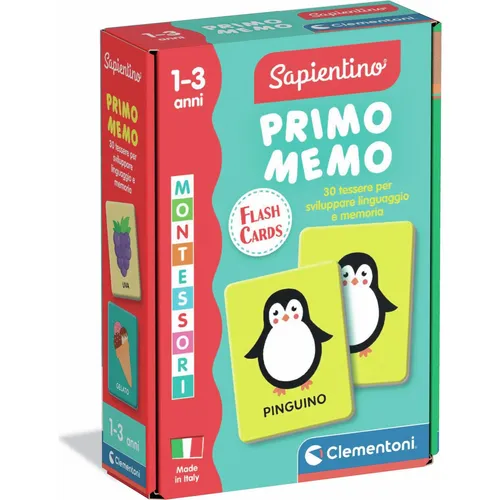 Clementoni Flashcards Primo Memo (Italienisch) (56496391)