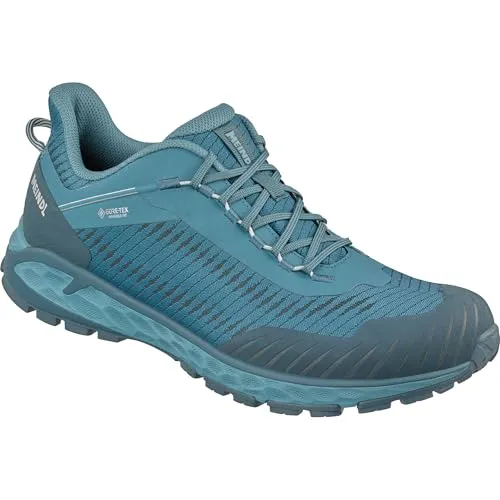 Meindl Power Walker 4.2 Herren (Oliv/Orange) - 43 EU - Wanderschuhe mit GORE-TEX-Membran für trockene Füße, ideal für Spaziergänge und Walking. Leichtes Mesh-Obermaterial sorgt für optimale Belüftung und Komfort.