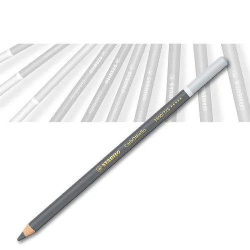 stabilo CarbOthello - 726 kaltgrau 4 Holzgefasster Pastellkreidestift