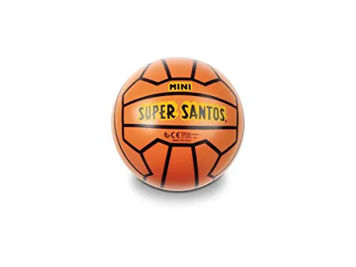 Mondo Toys – Fußball SUPER Santos Mini PVC für Mädchen/Jungen – Orange – 05226