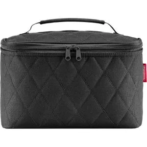 reisenthel Cosmetic Case Rhombus Black - stilvoller Kulturbeutel - Reisetaschen mit geräumigem Design und wasserabweisendem Material. Ideal für die übersichtliche Aufbewahrung von Beauty Essentials auf Reisen.