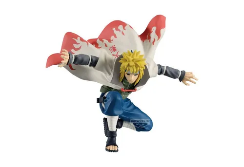 Figürchen Naruto Shippuden - Namikaze Minato Panel Spectacle - BANPRESTO - Sammelfigur von Minato Namikaze aus Naruto Shippuden, detailreich aus PVC gefertigt, ideal für Manga-Fans und Sammler.
