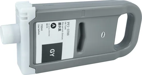 vhbw Tintenpatrone Grau kompatibel mit Canon Imageprograf iPF PRO-4600, iPF PRO-2600, GP2600S, GP-6600S, GP-4600S Drucker (kompatibel, 700ml)