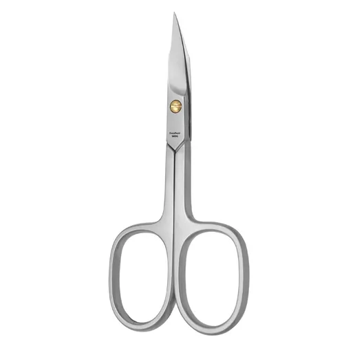 Excellent Solingen Nagelschere & Hautschere Kombischere gebogen 9.0 cm - Präzise Kombischere für Fuß- und Fingernägel, gebogene Klinge mit ergonomischem Design. Ideal zum sanften Entfernen von Nagelhaut und für einen perfekten Schnitt. Robuster rostfreier Edelstahl garantiert Langlebigkeit und einfache Handhabung.