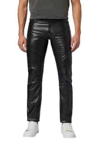 RICANO Lederhose No. 3 TR (Cow Waxy) Lederjeans aus hochwertigem Rind-Leder im 5-Pocket-Stil