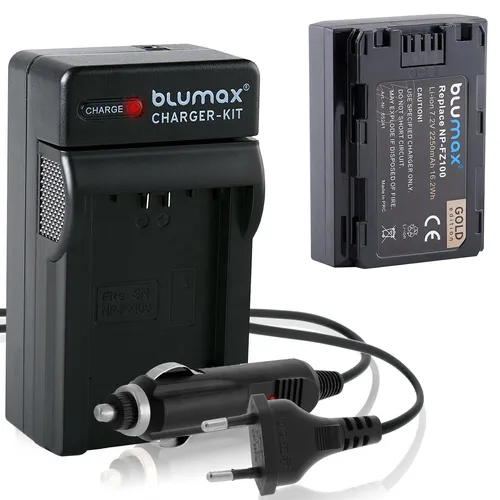 1x Akku + Lader für Sony FZ-FZ100 Alpha 7C 9 A9 II 9S A1 A7 A7RM4  2250 mAh