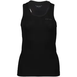 FALKE Damen Baselayer-Shirt Wool-Tech Light W S/l, Schwarz Black 3000, L - Sportliches Funktionsshirt aus hochwertiger Wolle, schnelltrocknend und geruchsneutralisierend, ideal für alle Outdoor-Aktivitäten in jeder Jahreszeit.