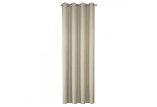 Eurofirany Vorhang Einfarbiger Vorhang – Blickdichter Stoff mit matter Oberfläche, Ösen, Satinbindung, pflegeleicht, 140 g/m² – 100 % Polyester