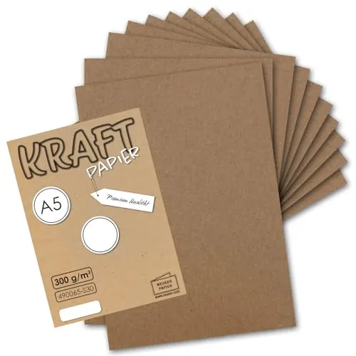 50x Vintage Kraftpapier