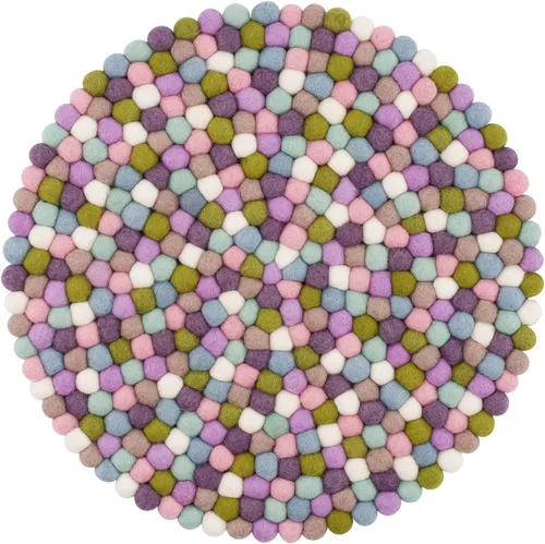 myfelt Filzkugel Sitzauflage Greta in pink von myfelt