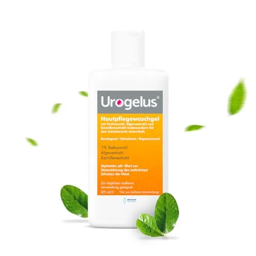 Urogelus – Intimwaschgel für Frauen & Männer – Beruhigend, erfrischend, antiseptisch – Sanfte Intimhygiene für den täglichen Gebrauch – 125 ml - Devicare