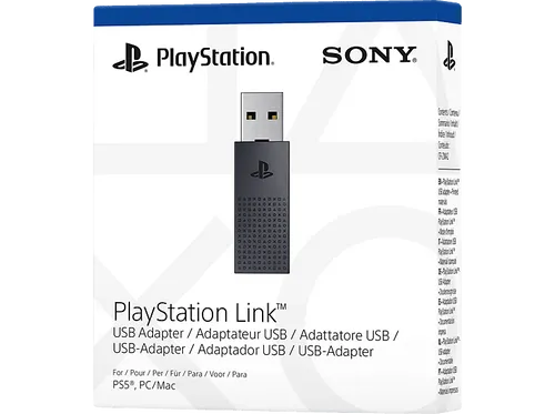 Sony PlayStation Link USB-Adapter - Einfacher Wechsel zwischen PlayStation 5 und PC, ideal für Gamer mit Pulse Elite Headset oder Explore In-Ear-Kopfhörern
