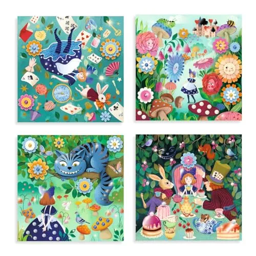 Djeco DJ09428 Malgeschichte im Wunderland von Djeco