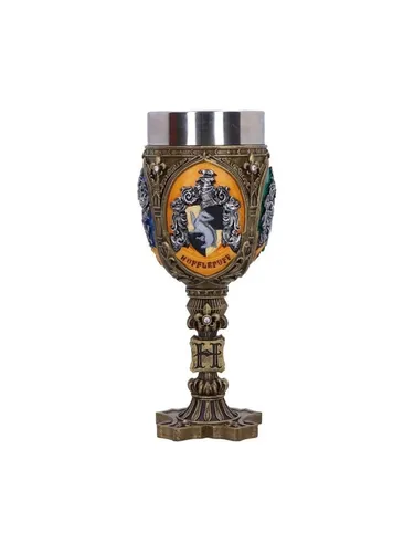 Harry Potter Kelch Four Houses - Sammlerstück - Sonstige Kategorie, hochwertiger Kelch mit den Wappen der vier Häuser, ideal für Fans und Sammler.