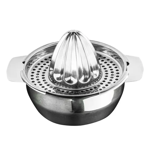 Produktbild Edelstahl Zitronenpresse mit Auffangschale, 2 tlg.