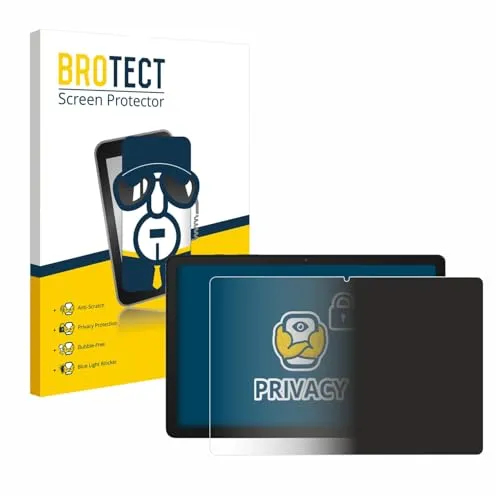 BROTECT Anti-Spy Blickschutzfolie für Samsung Galaxy Tab A9 Plus / A11 Plus WiFi / 5G Privacy Screen Protector [Displayschutz, Sichtschutz]