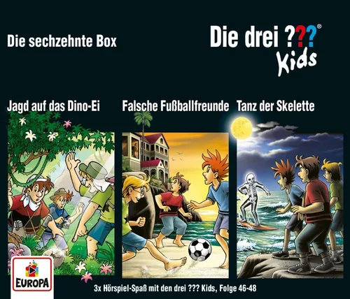 Die drei ??? Fragezeichen Kids - Die 16. Box (Folge 46, 47, 48)