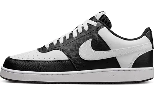 Nike Court Vision Lo Herren Sneaker, Black/White, 39