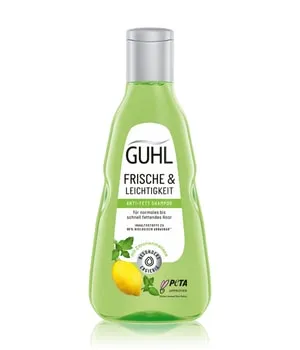 Guhl Frische & Leichtigkeit Anti-Fett Shampoo 250 ml - Shampoo für fettiges und normales Haar, mit 92% natürlichen Inhaltsstoffen und erfrischender Zitronenmelisse für langanhaltende Frische.