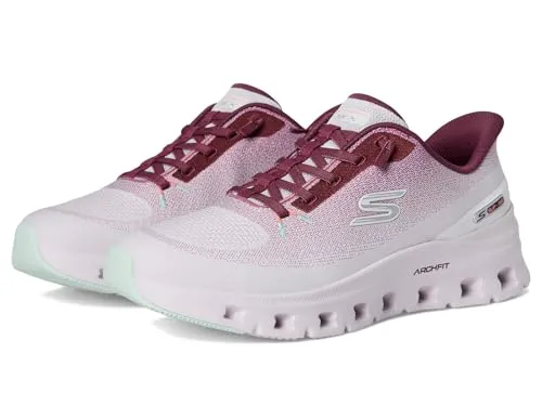 Skechers Arch Fit Glide-Step ProSneaker für Damen, Lavendel-Mesh-Bordüre, 41 EU