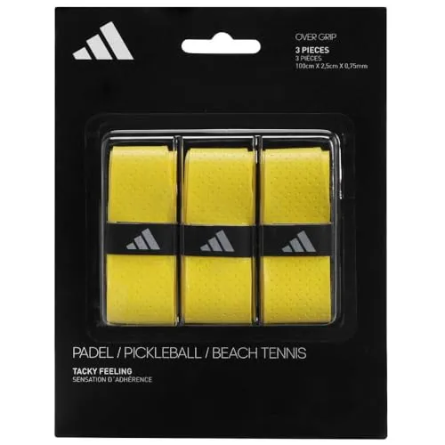 adidas Padel OV – Set Overgrip, Einheitsgröße, Unisex – Erwachsene, gelb, Einheitsgröße