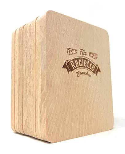 Stück Raclette Untersetzer mit Gravur (Für Raclette) 8 von Laser Tattoo