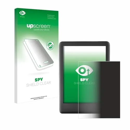 upscreen Anti-Spy Blickschutzfolie für Amazon Kindle 2019 (10. Gen.) Made in Germany, Privacy Displayschutz-Folie [Sichtschutz, Blaulichtfilter]