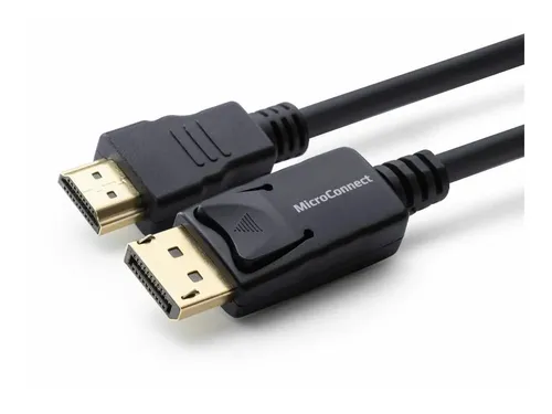 DisplayPort 1.2 auf HDMI Kabel - Monitorzubehör, ermöglicht eine hochauflösende Verbindung von DisplayPort-Geräten zu HDMI-Monitoren mit brillanter Bildqualität.