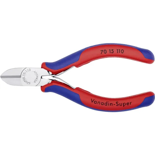 Knipex 70 15 110 Werkstatt Seitenschneider 110mm - Handwerkzeug für präzise Schnitte, ideal für weichen und harten Draht. Hochwertiger Vanadin-Elektrostahl und induktiv gehärtete Schneiden garantieren Langlebigkeit und Effizienz.