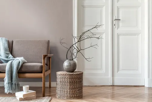 living walls Vliestapete Unitapete Leausenstruktur - Vliestapete modern, strukturiert, matt, (1 St), Moderne Vliestapete aus Leausenoptik