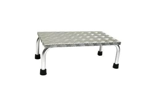 Szagato Trittleiter Montagetritt - Mobiler Aluminium-Tritt - Praktische mobile Trittleiter aus Aluminium, ideal für vielseitige Einsatzmöglichkeiten. Mit einer maximalen Belastbarkeit von 150 kg und einer Plattformhöhe von 20 cm.