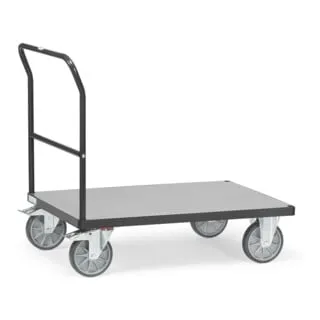 Fetra Schiebebügelwagen 2500 - Transportroller mit 500 kg Tragkraft, ergonomischem Schiebebügel und robuster Stahlrohrkonstruktion für den einfachen Transport sperriger Güter.