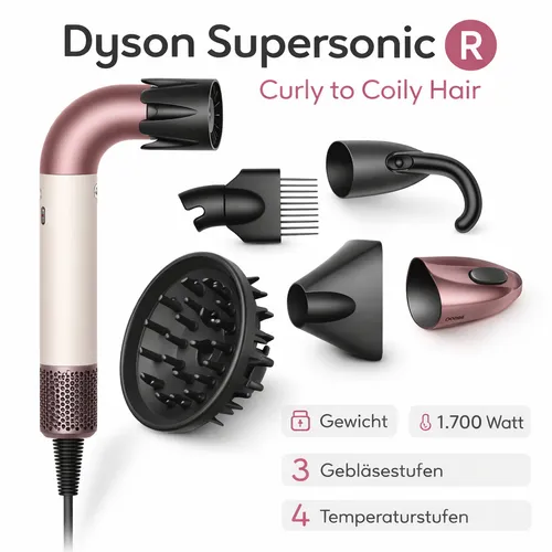 Dyson Supersonic r Curly+Coily Ceramic Pink 113361-01