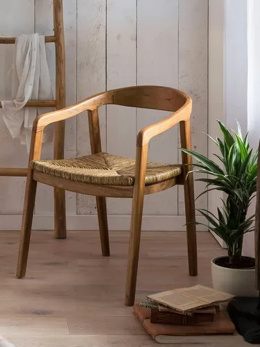 SIT Möbel Sit & Chairs Armlehnstuhl aus Teak - Eleganter Armlehnstuhl 55 x 58 x 75 cm aus hochwertigem Teakholz, ideal für stilvolle Wohnräume oder gemütliche Essbereiche.