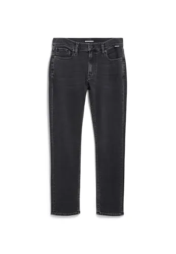 ARMEDANGELS Herren Slim Jeans recycelter Baumwoll Mix Comfort Stretch IAAN Slim Fit Smoked
