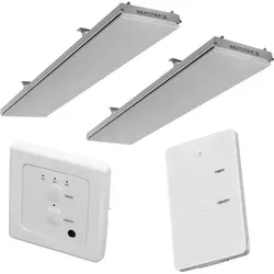Heatstrip Heizstrahler Indoor 2x 1200 Watt in weiß von HEATSTRIP