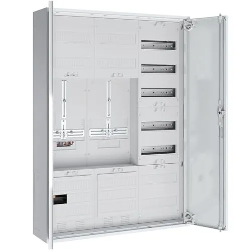 WITTKOWARE Komplett-Zählerschrank, 1x 3-Punkt Zählerplatz, 1x 3-Punkt TSG-Feld (Reservefeld), Verteilerfeld mit APZ-Raum