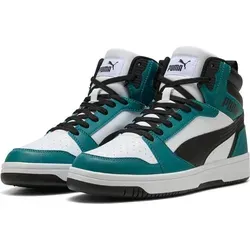 Puma Rebound v6 Sneakers in Emerald Ice/Black/White in grün von PUMA