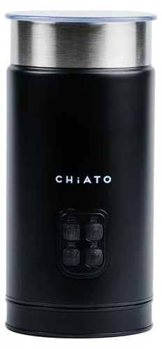 CHiATO milkPLAY Elektrischer Milchaufschäumer – Schwarz in schwarz von CHiATO